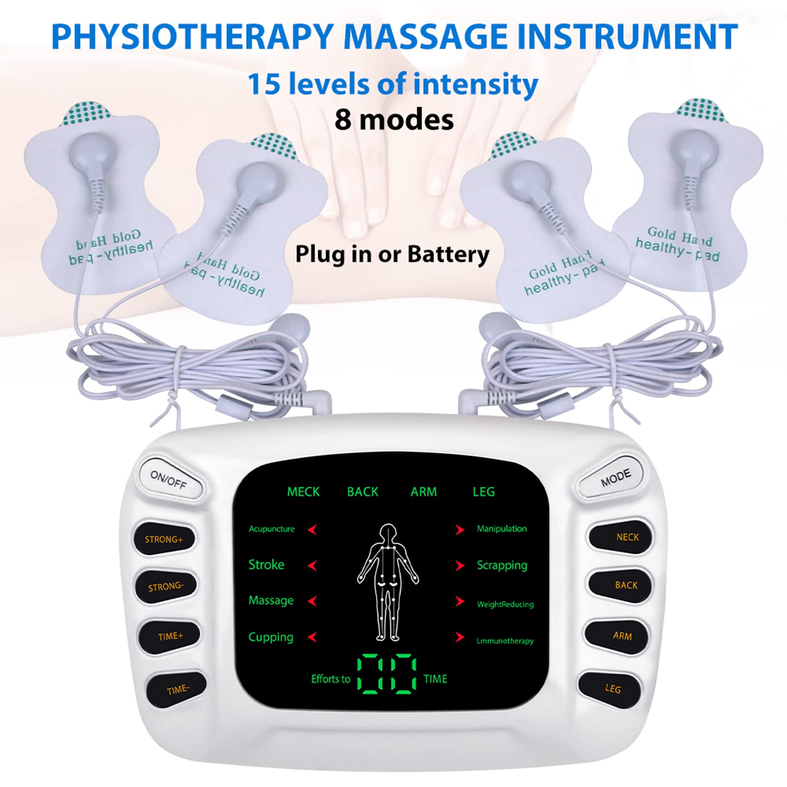 Cerotti per agopuntura Elettrostimolatore Fisioterapia TENS Macchine Massaggio a Onde d'urto Corpo Miglior elettrodo per alleviare Il Dolore Tens Pads