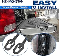 Vista 4 de Par de cables de puerta trasera para portón trasero, correa de soporte para puerta de elevación, cable para puerta trasera de pastilla lateral