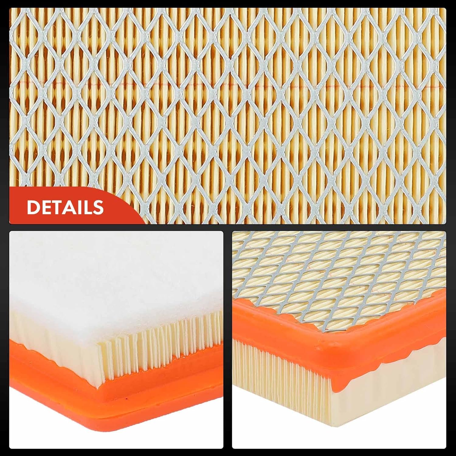 A-Premium 2-PC Engine Air Filter Compatible with Chevrolet Malibu 2016-2022 & Cadillac XT4 2019-2022 & Buick Envision 2021-2022, Regal Sportback/TourX 2018-2020, L4 2.0L