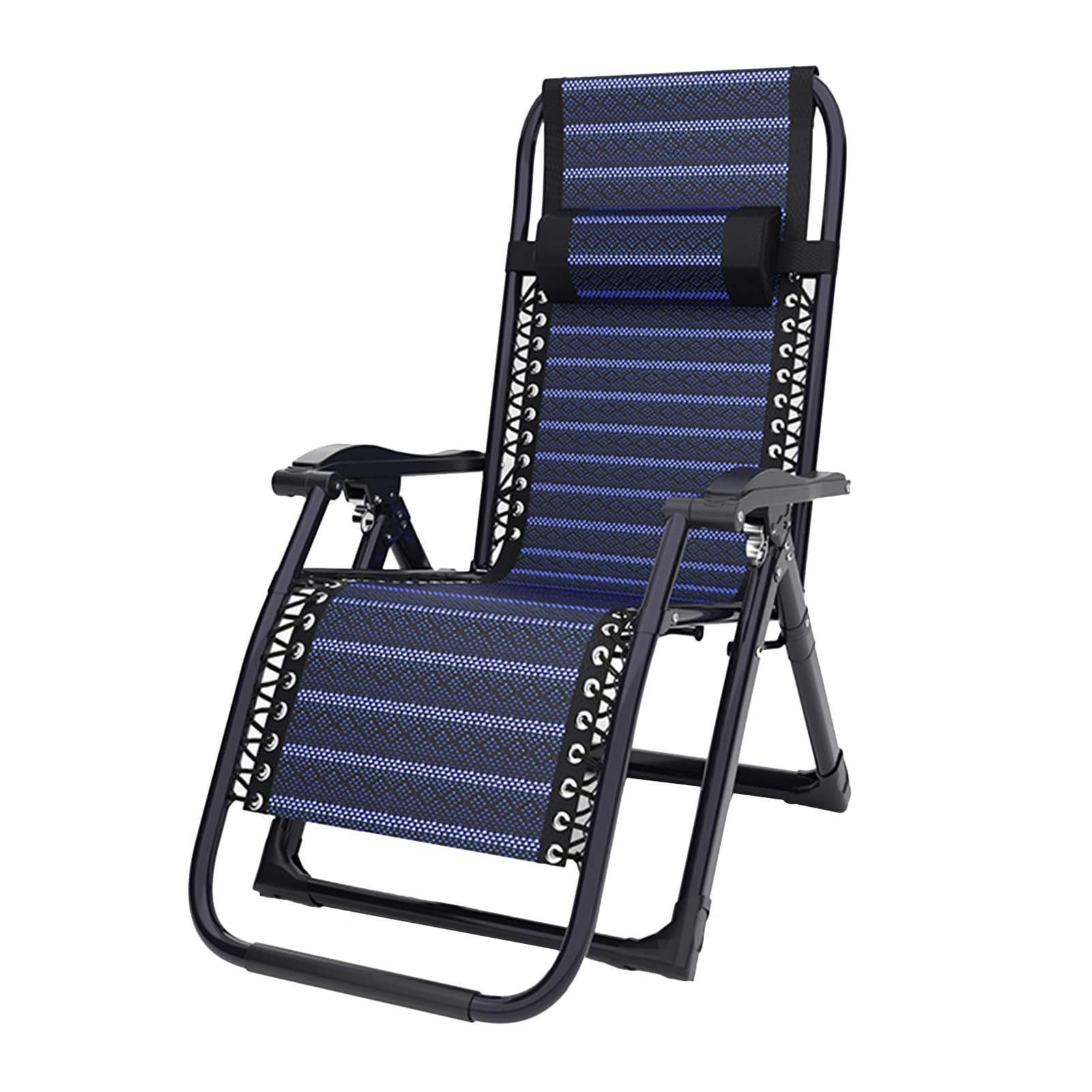 Chaise longue d'extérieur à gravité zéro avec dossier réglable multiposition