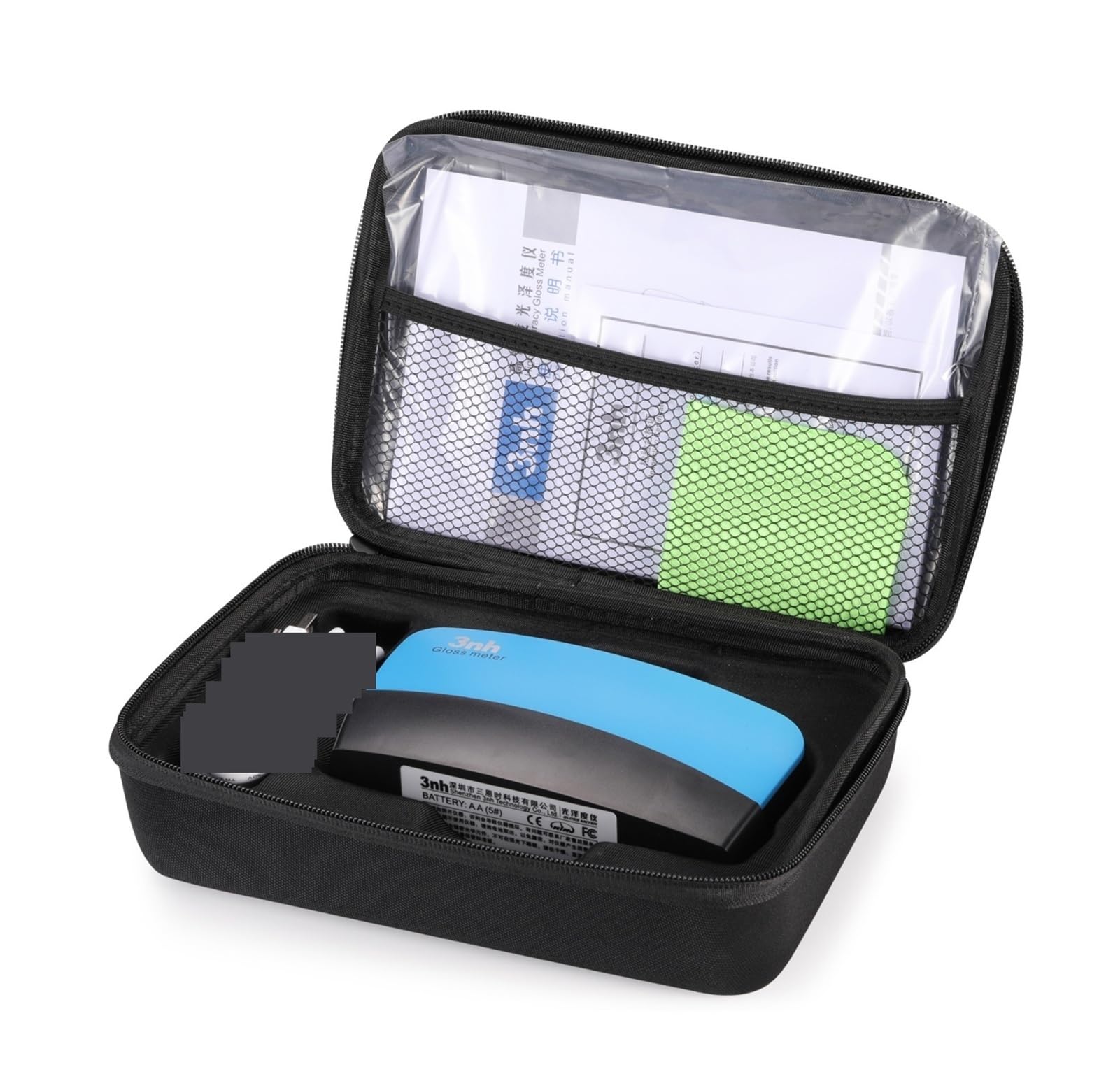 Przenośny kolorymetr, YG268 Glossmeter Multi-angle 20 60 85 stopni Miernik połysku powierzchni Lakier samochodowy Tusz Ceramiczny Marmur Szkło Tester Do analizy koloru