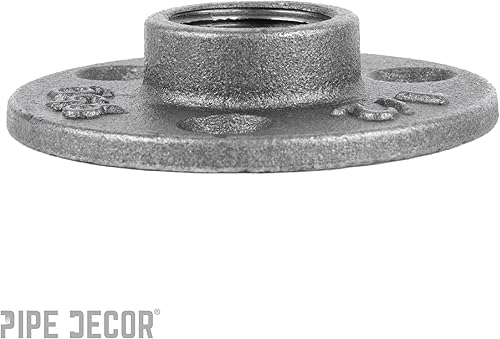 Vista 76 de PIPE DECOR - Codo de salida lateral de 1/2 pulgada, accesorios de hierro maleable negro para tuberías, pezones y accesorios estándar de 1/2 pulgada