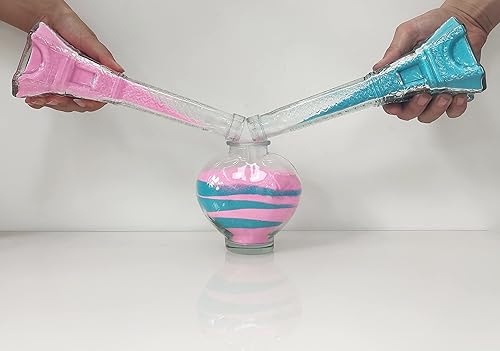 Miniatura 6 de CHENGXINWENHUA Unity Sand - Juego de arena para ceremonia de arena, hecho a mano, jarrón decorativo con arena (2 libras) (2 libras) (2 libras),