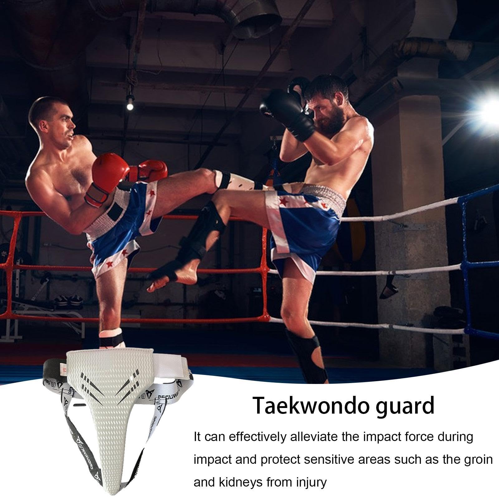 Suspensorio Abdo Protector Inguinal para Boxeo Karate Taekwondo Kickboxing
