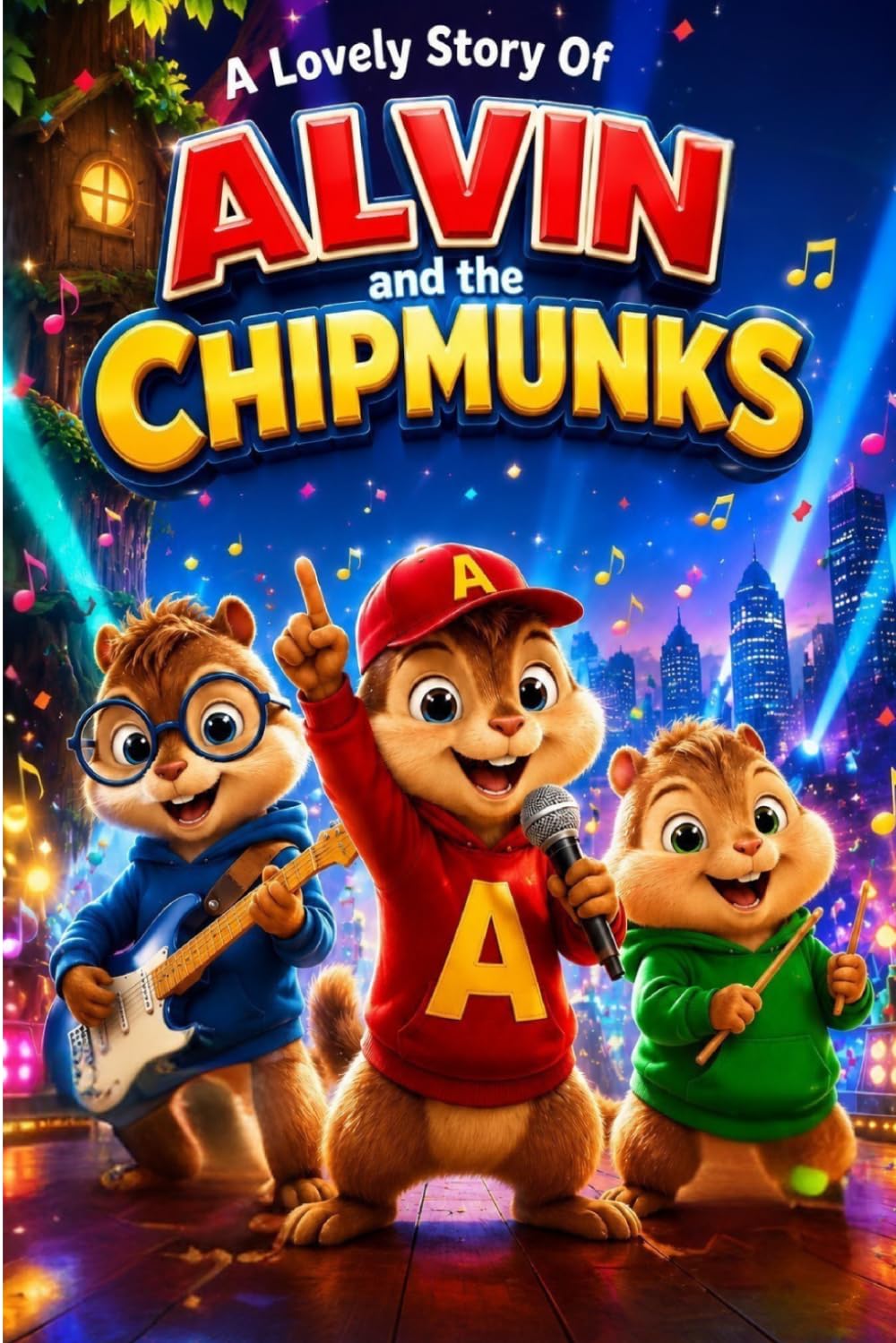A Lovely Story of Alvin And The Chipmunks: Three Brothers, One Big Dream, and a Journey Full of Music, Friendship, and Family