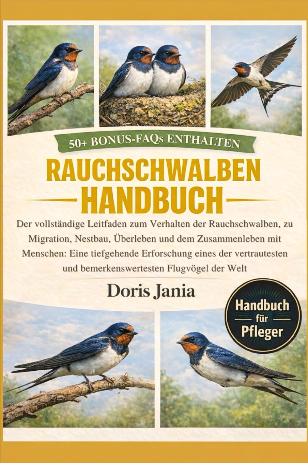 RAUCHSCHWALBEN-HANDBUCH: Der vollständige Leitfaden zum Verhalten der Rauchschwalben, zu Migration, Nestbau, Überleben und dem Zusammenleben mit ... und bemerkenswertesten Flugvögel der Welt