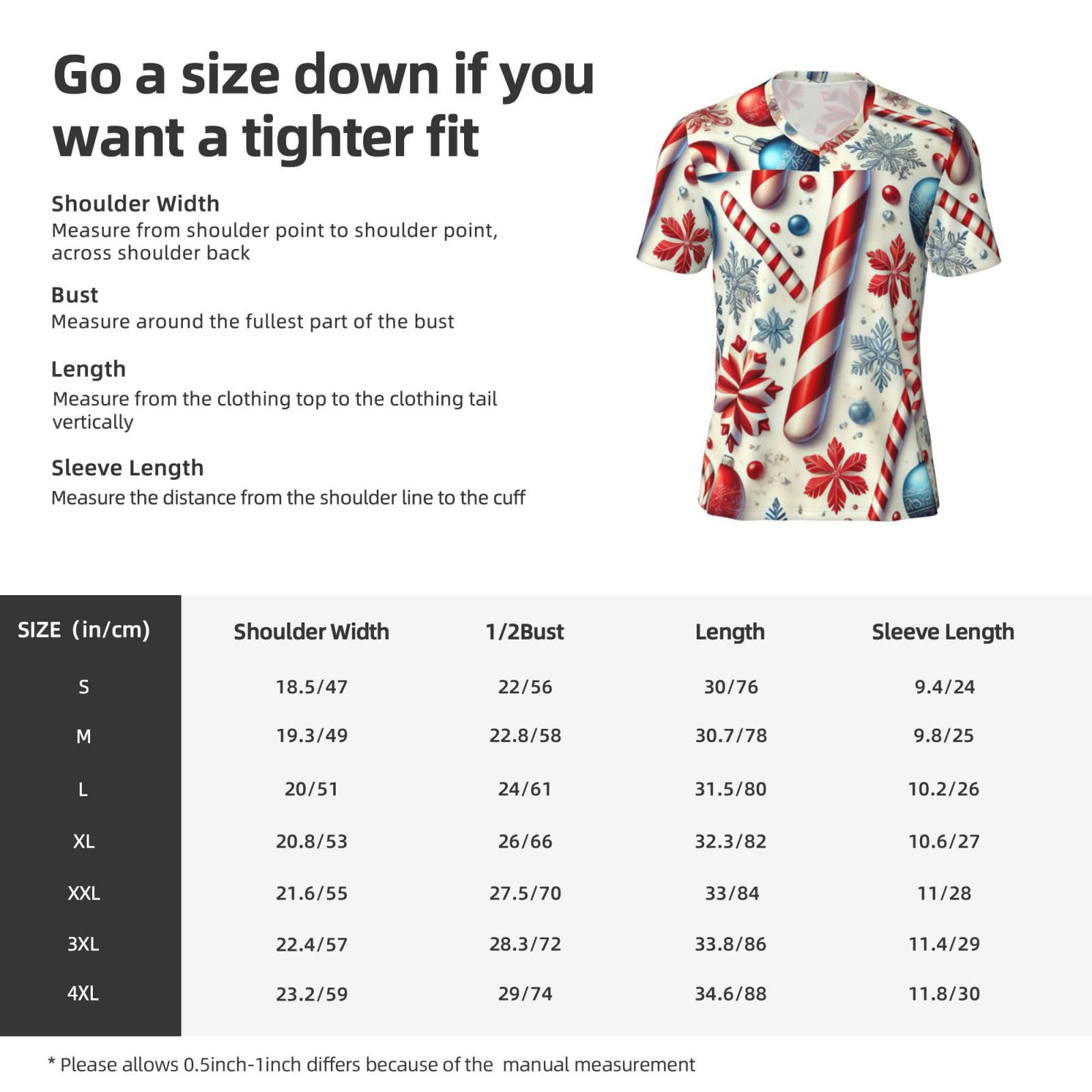 Stylish Athletic Sports Jersey Blue-Ornaments-Snowflakes-Canes Men's Rugby Jersey Small