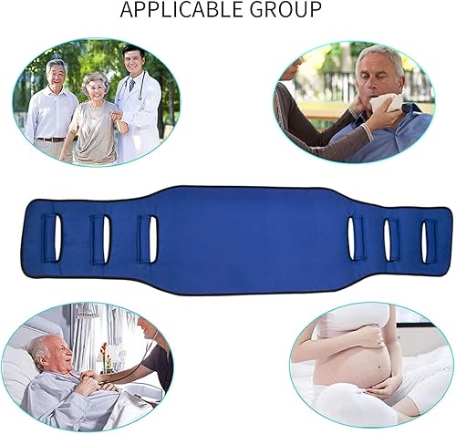 Miniatura 3 de Eslinga de transferencia, tablas de transferencia de cama para paciente, mango de asistencia de cama para levantar personas mayores, cinturón de
