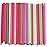 ALINK 8mm Wide Assorted Bright Colors Smoothie Straws, Fat Plastic Disposable Drinking Straws, Pack of 100