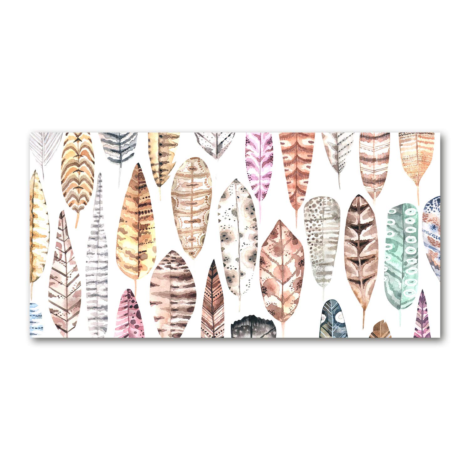 Tableau photo décorative en verre 120x60 cm multicolore haute définition