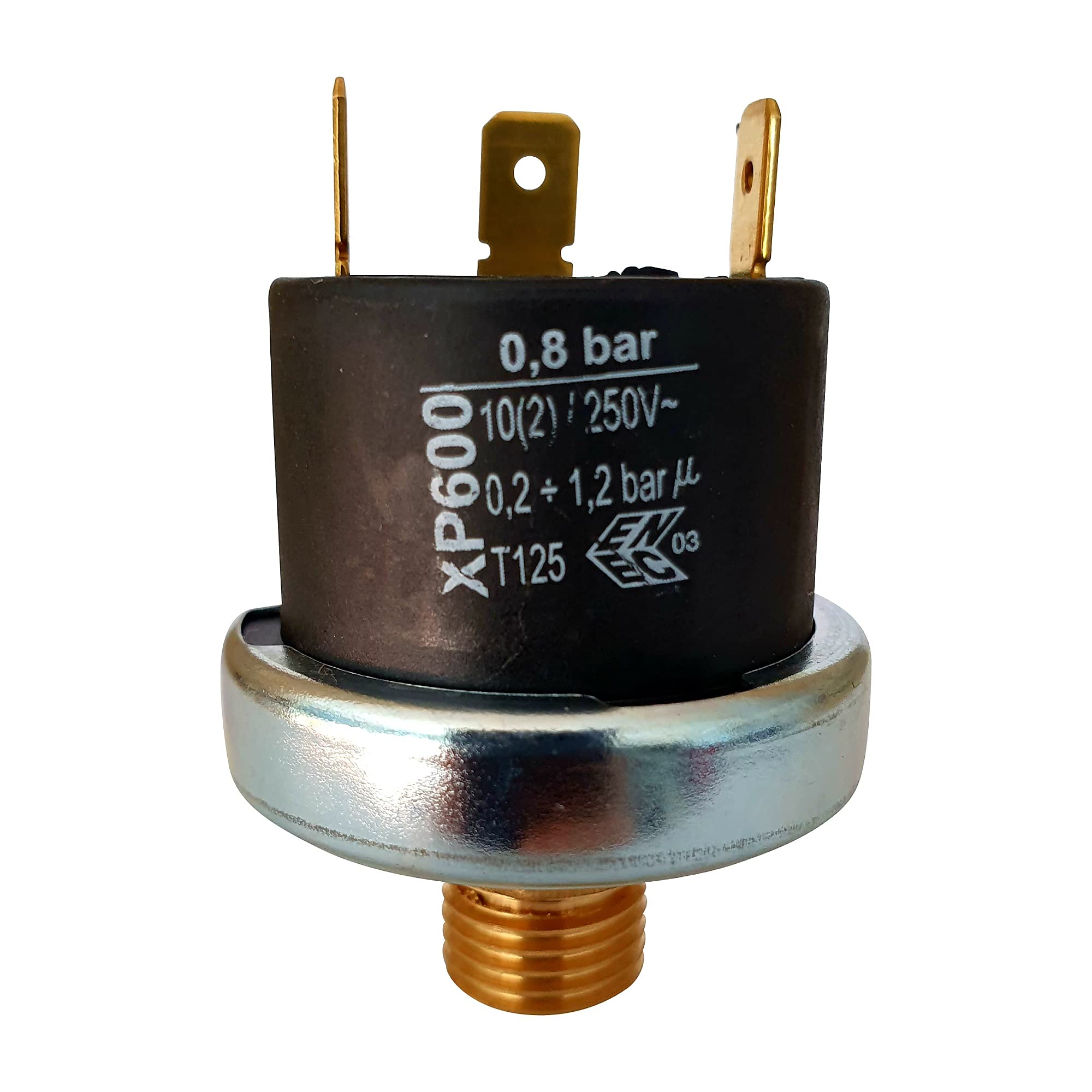 Pressostat XP600 1/4" | 0,2-1,2 bar réglable | Préréglage 0,8 bar