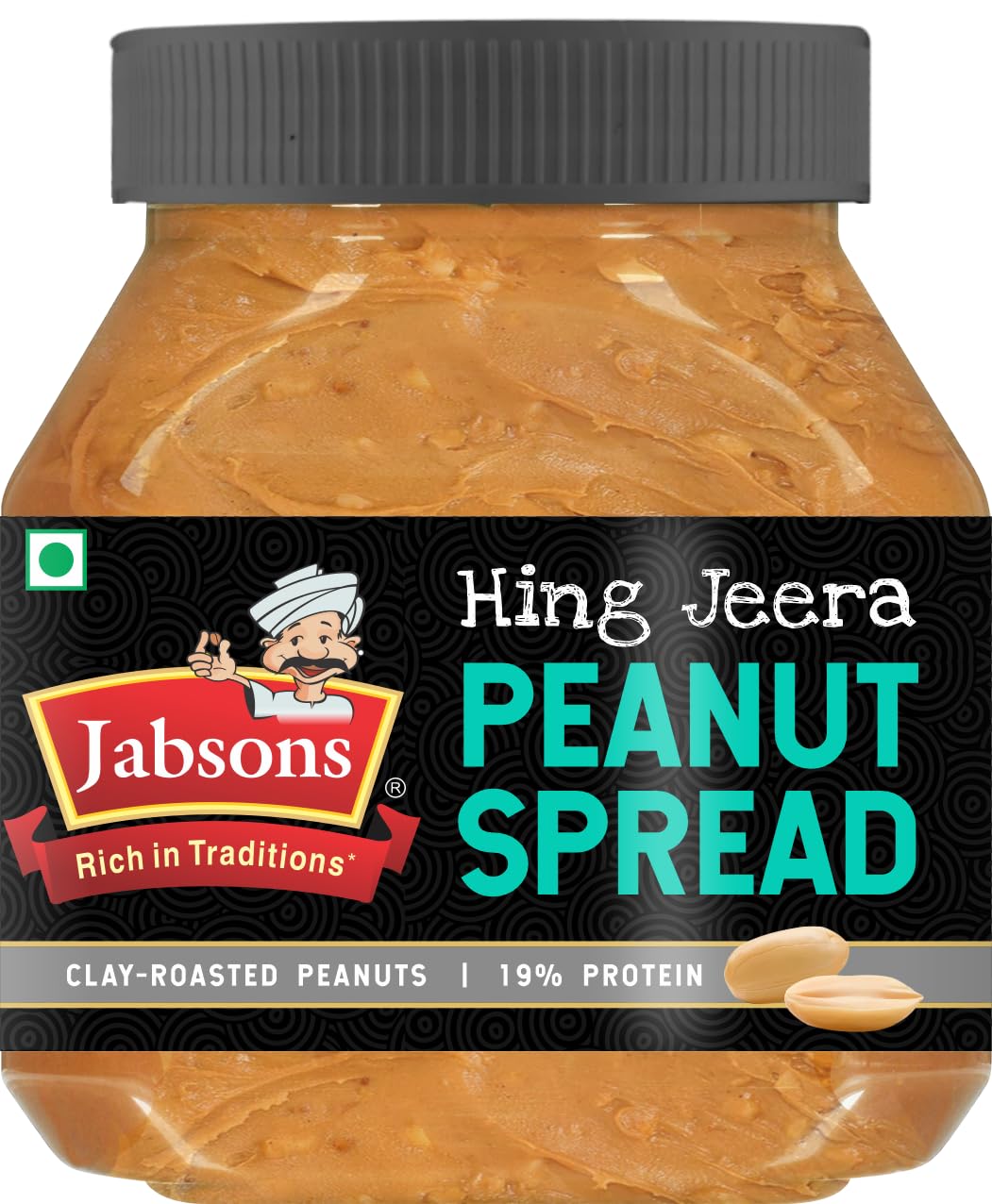 Jabsons All Natural Hing Jeera Peanut Butter 350g | 19g Per 100gm Protein | High in Protein Spread, Gluten & Cholesterol Free, Nut Butter (B0BWS6ZHWC) Amazon Price History, Amazon Price Tracker