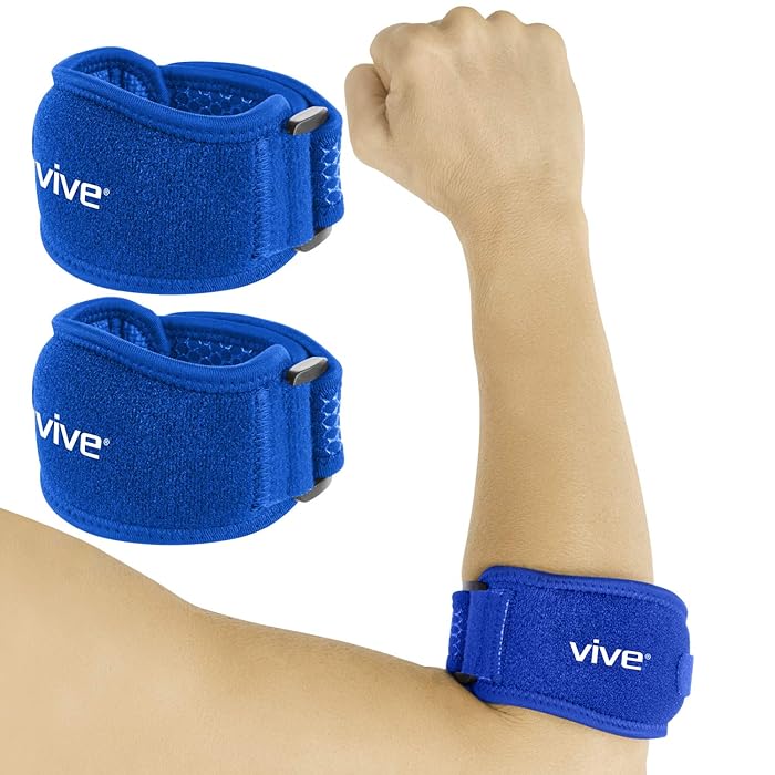 Buy Vive Tennis Elbow Brace (Pair) Rheumatoid Arthritis Strap For