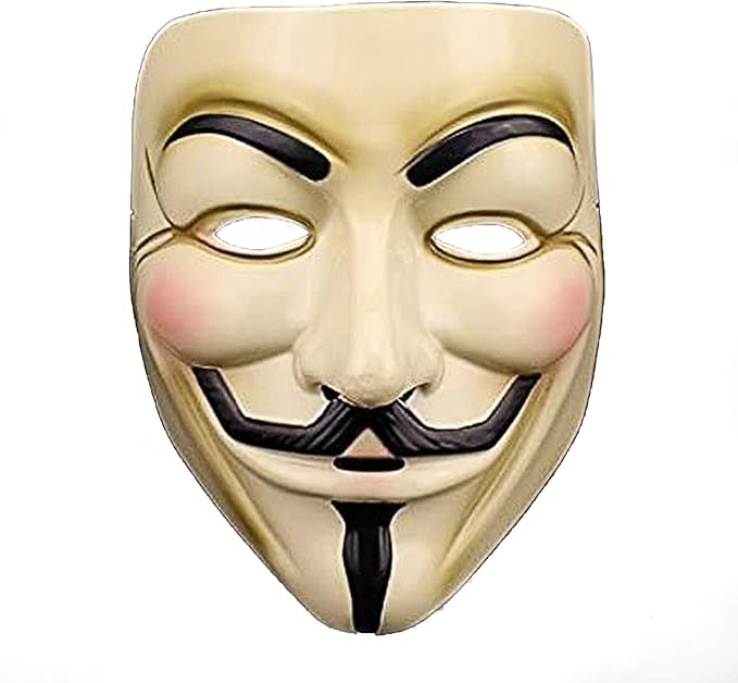 VintageⅢ Halloween Face Mask V For Vendetta Guy Fawkes Mask Anonymous