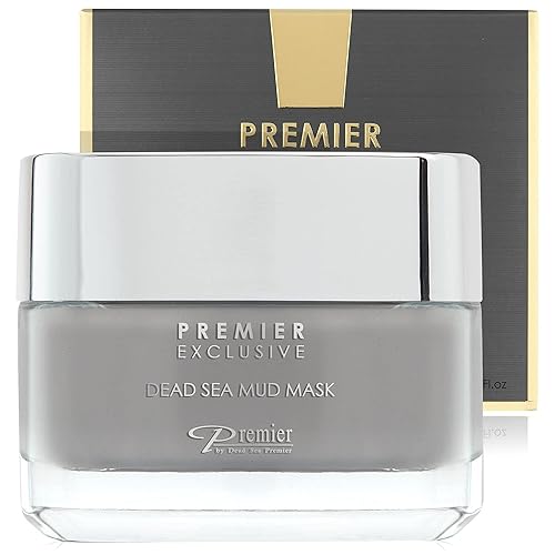 Máscara facial de barro del Mar Muerto Premier en línea Exclusiva, fórmula natural, reductor de arrugas, antienvejecimiento, minimizador de poros,