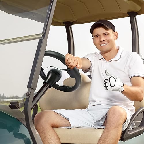 Miniatura 8 de Roykaw Adaptador de dirección para carrito de golf compatible con Club Car DS Negro