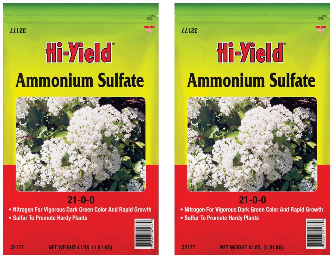 Hi-Yield Ammonium Sulfate 4LB Ammonium SULFATE - 2 Pack