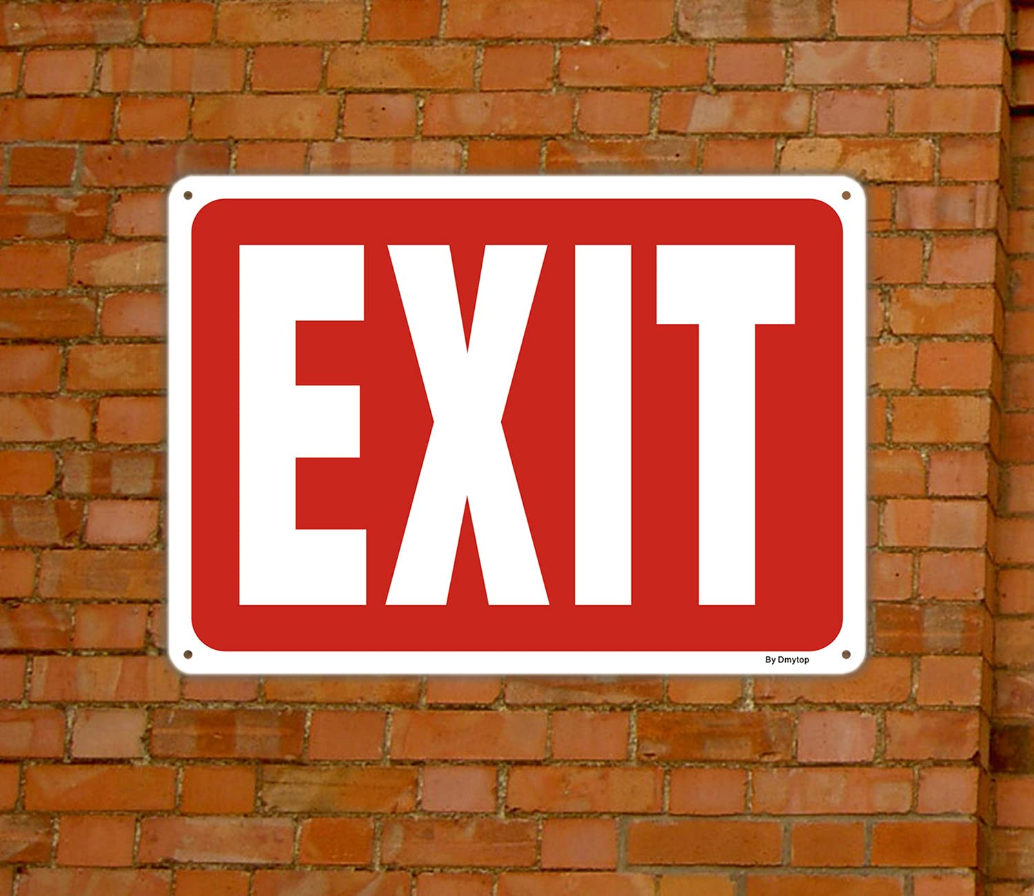 Amazon.com: 2 Pack Exit Sign, Do Not Enter Emergency Sign