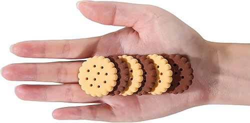 Miniatura 3 de 30 borradores de galletas para niños y niñas, borradores de galletas 3D mini Kawaii para recompensas de aula, recuerdos de fiesta