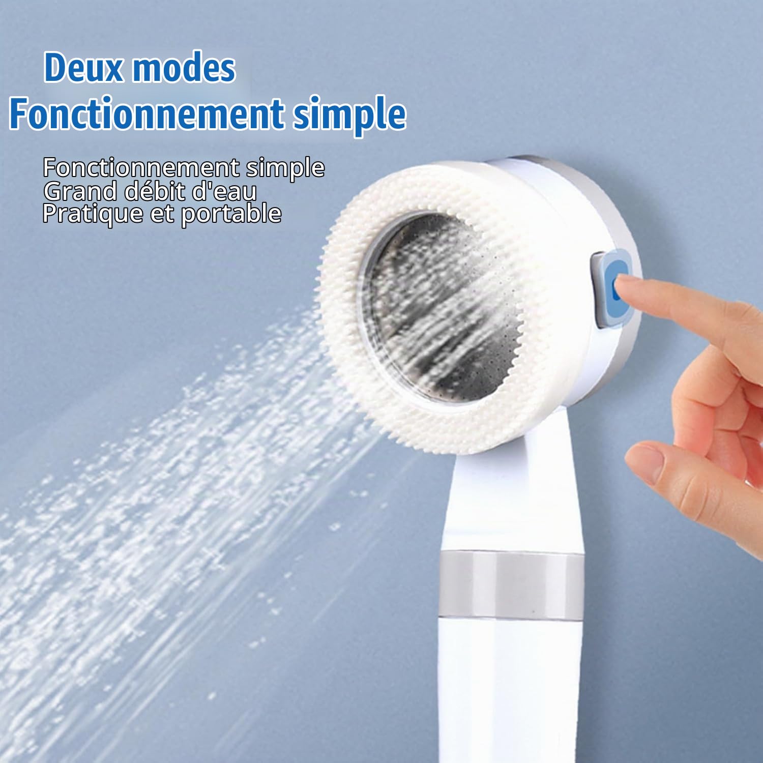 MEIION Cozidia Douche Portable Rechargeable électrique pour Bain d'extérieur, idéal pour Camping, dortoir extérieur et pour Les Animaux de Compagnie, avec démarrage Simple Auto - amorçante
