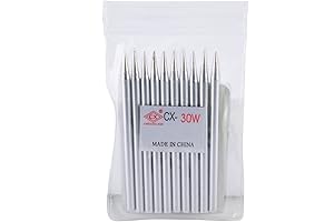 Delcast Soldering Iron Tip (10-Pack) - Corrosion Resistant for 30 Watt Soldering Irons