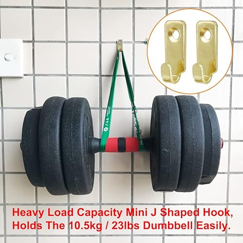 Miniatura 3 de 10 piezas de ganchos en J resistentes en forma de J de acero inoxidable 304 montados en la pared, mini gancho en J para marcos de fotos de espejo,