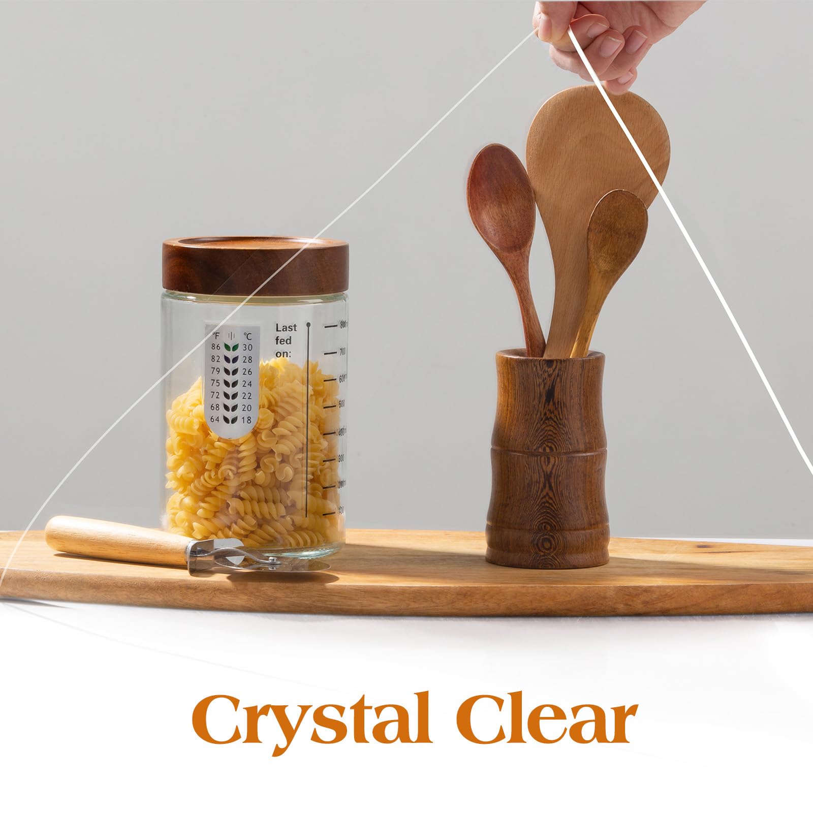 Clear Silicone Countertop Protector Mat, Non Slip & Heat Resistant Mats for Kitchen Countertop (23.6