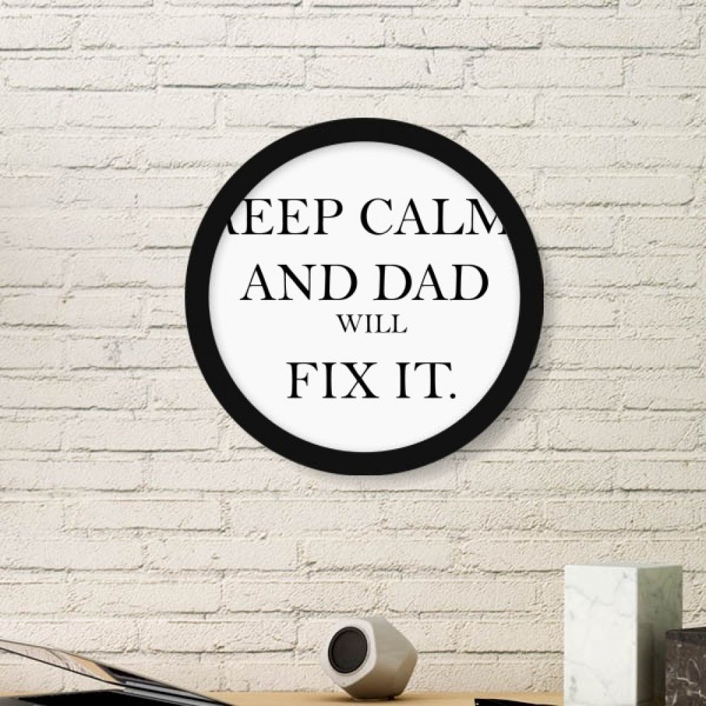 Cadre photo rond Fix It pour habiller un mur vide avec style et simplicité