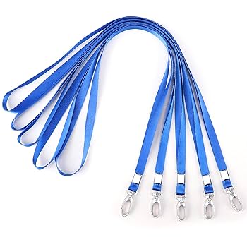 Amazon.co.jp: [Segarty] 【ネックストラップ】 首掛け 5本 青