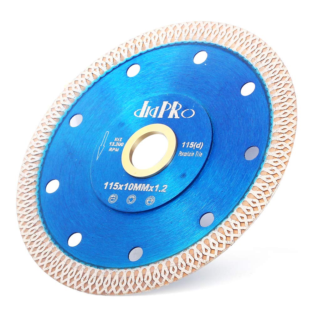 Diapro Tile Blade 4.5" Super Thin Diamond Porcelain Saw Blade for Tile Porcelain Ceramic (4.5"-1pc)…