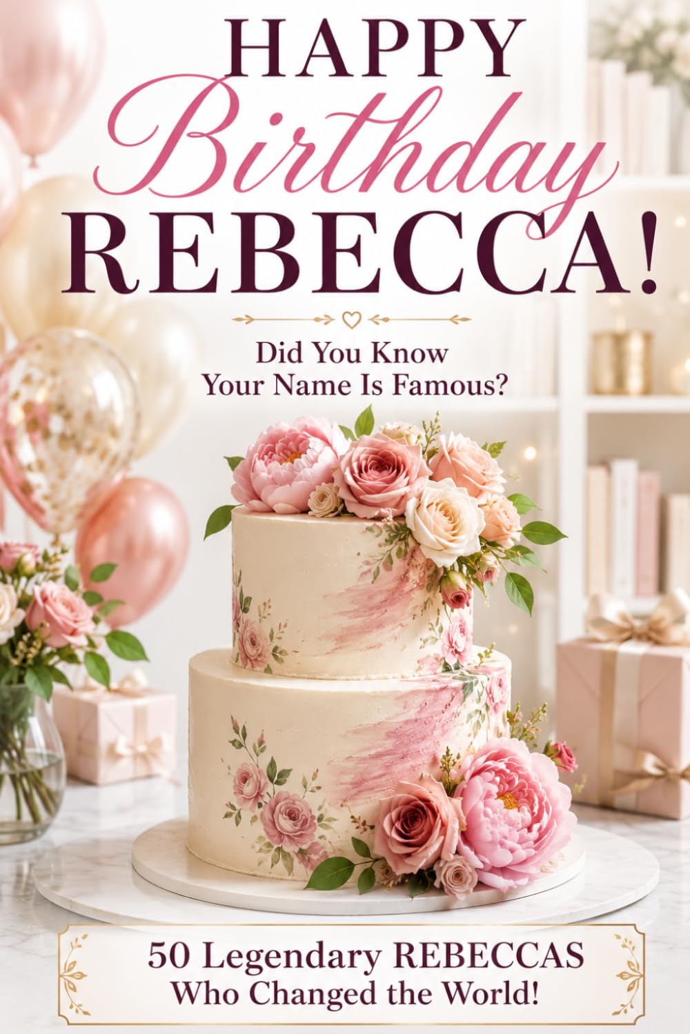 Happy Birthday, REBECCA! Did You Know Your Name Is Famous?: 50 Legendary Rebeccas Who Changed the World