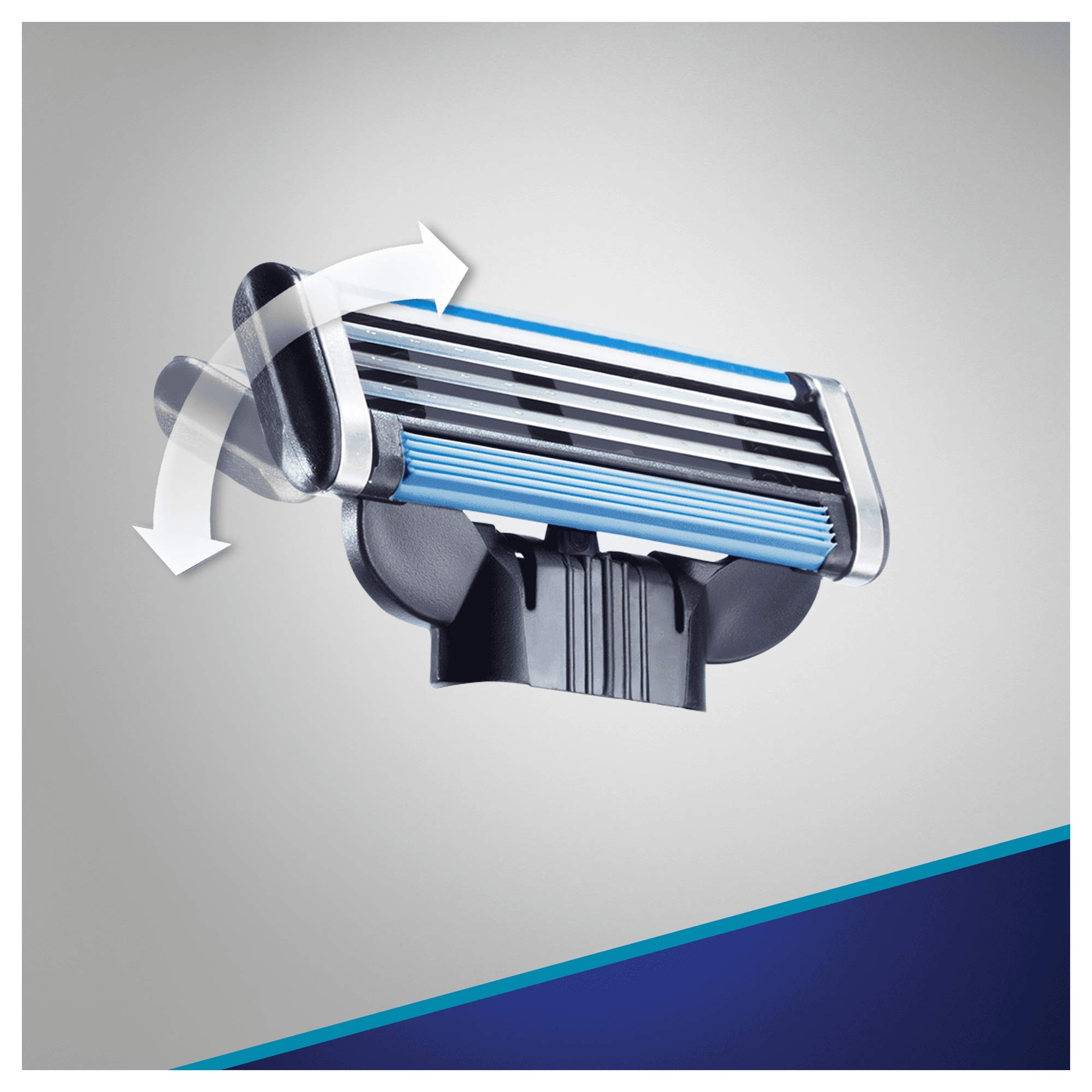 Gillette Mach3 Start Recharges de Lames de Rasoir pour Homme, Pack de 12 Lames DuraComfort, Rasage Confortable et Précis