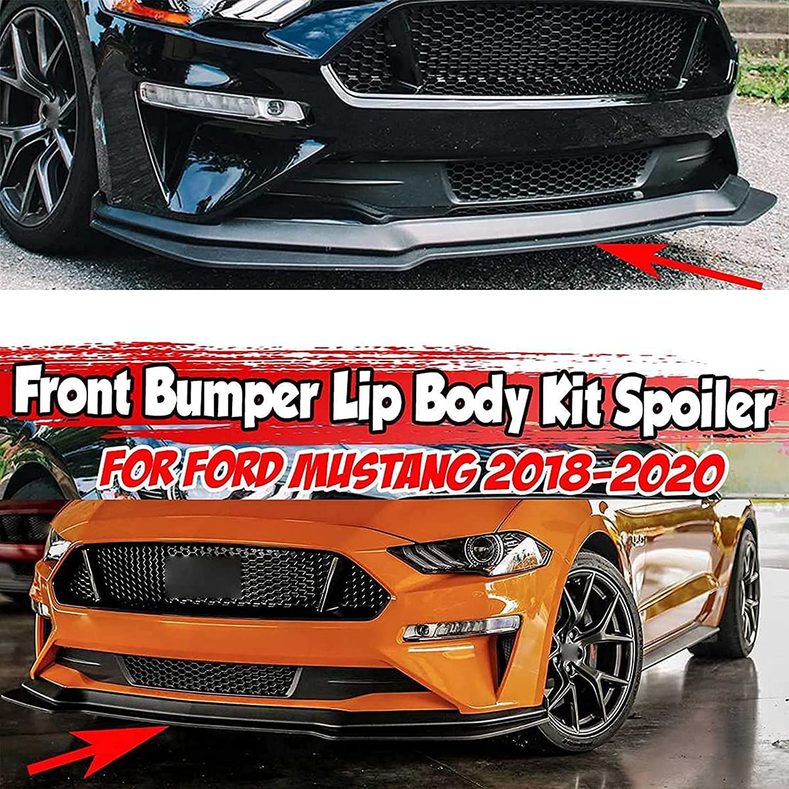 do Ford Mustang 2018 2019 2020, przednie przednie klapy podbródek ABS antykolizyjny rozdzielacz dyfuzor osłona fartuch ochrona dekoracyjna