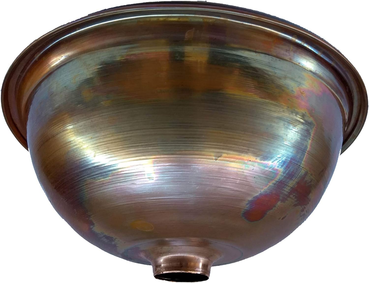 Satin Rainbow Copper Bathroom Vanity Sink