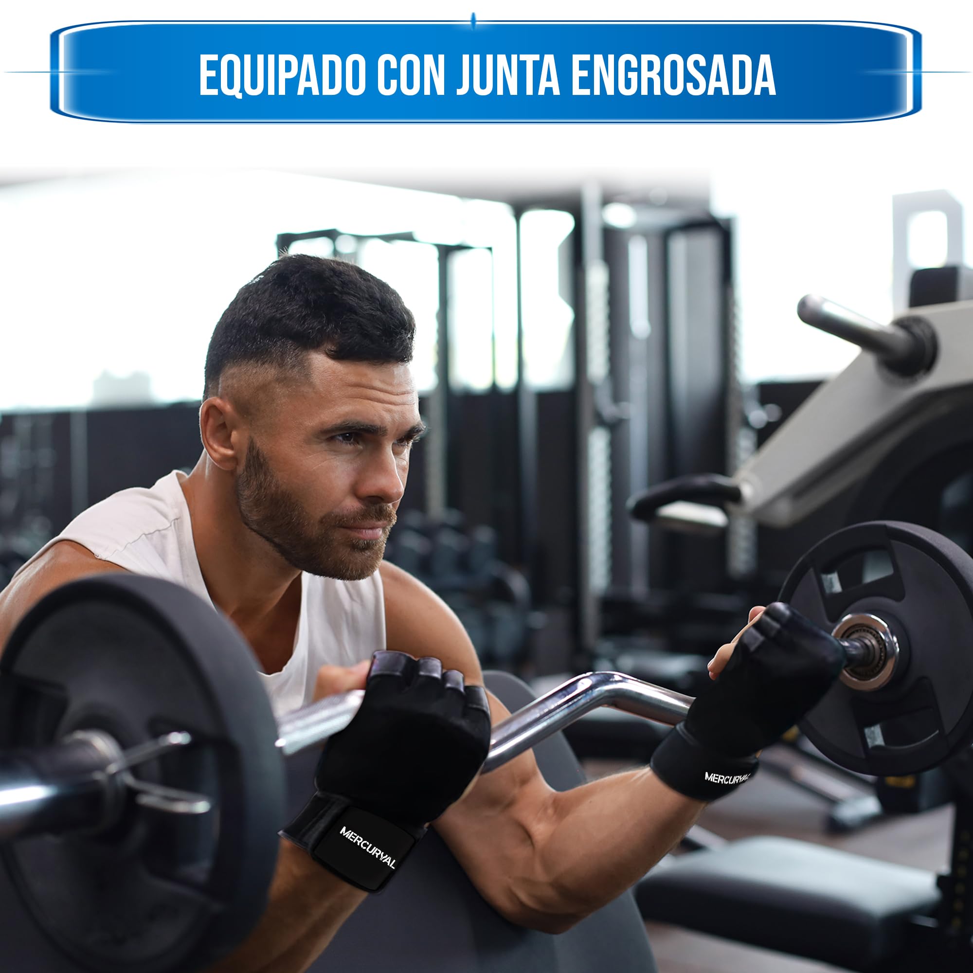 MERCURYAL Confezione da 2 guanti da palestra da uomo - guanti da palestra per allenamento fitness e allenamento fitness