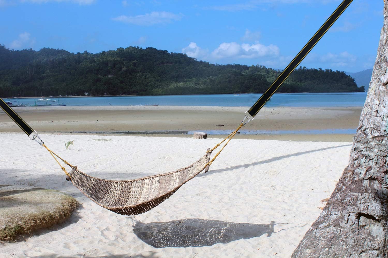 Tree Swing Straps Hanging Kit 5ft Holds 2200 lbs Set of 2 , Extra Long Straps with Tree Protects and Heavy Duty Hooks, Perfect for Tree Swings & Hammocks : Patio, Lawn & Garden