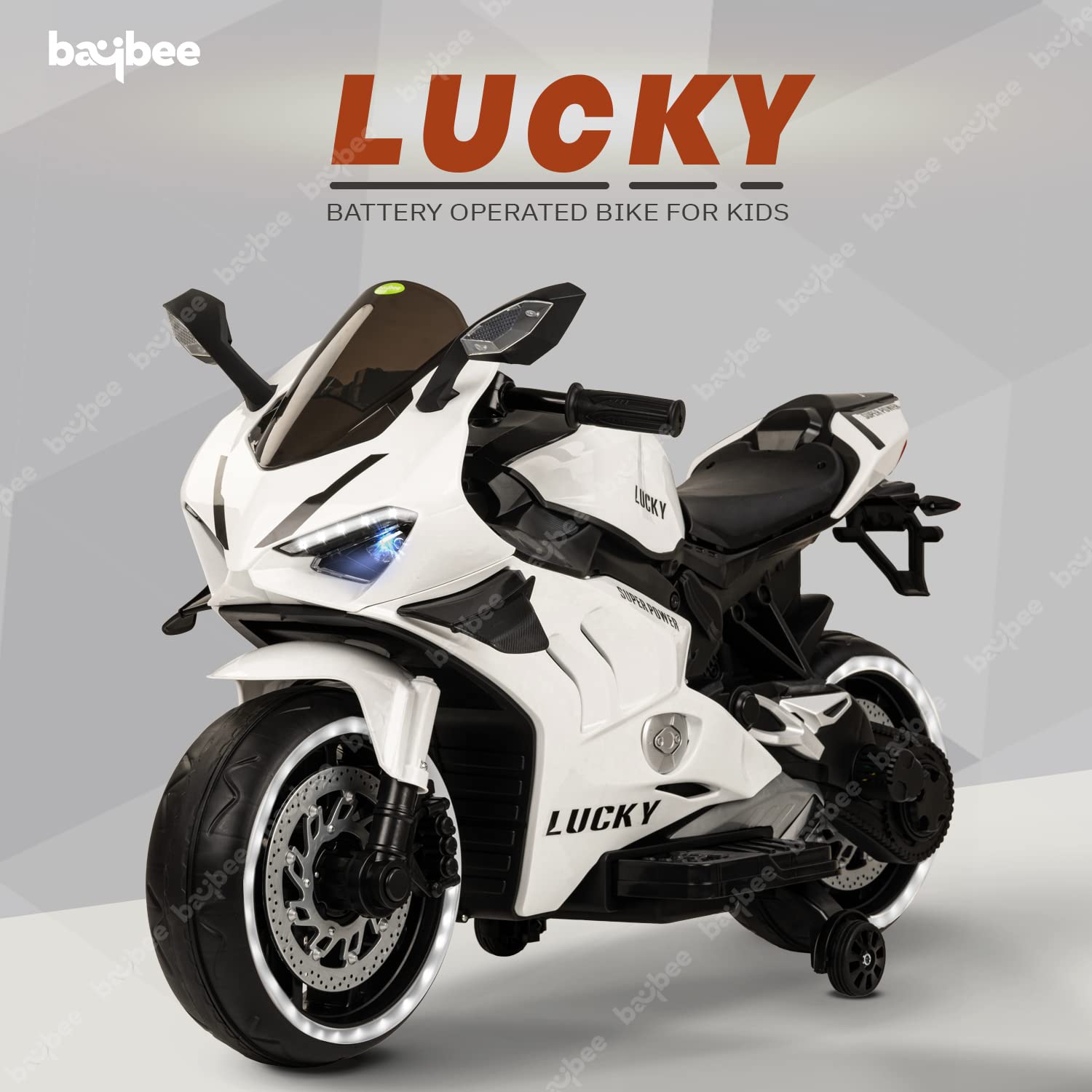 Baybee Lucky Kids Battery Operated Bike For Kids Racing Kids - Main Image