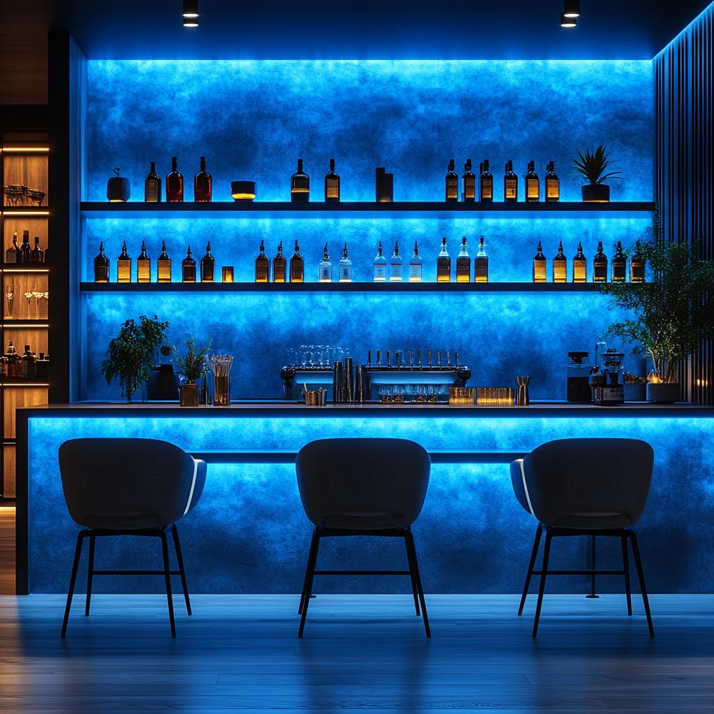 Luce di striscia del LED blu ghiaccio 5V USB LED COB 20000K 3.3ft/1M 320LEDs non dimmerabile ad alta luminosità Uso interno flessibile luci a nastro LED per luci posteriori fai da te led