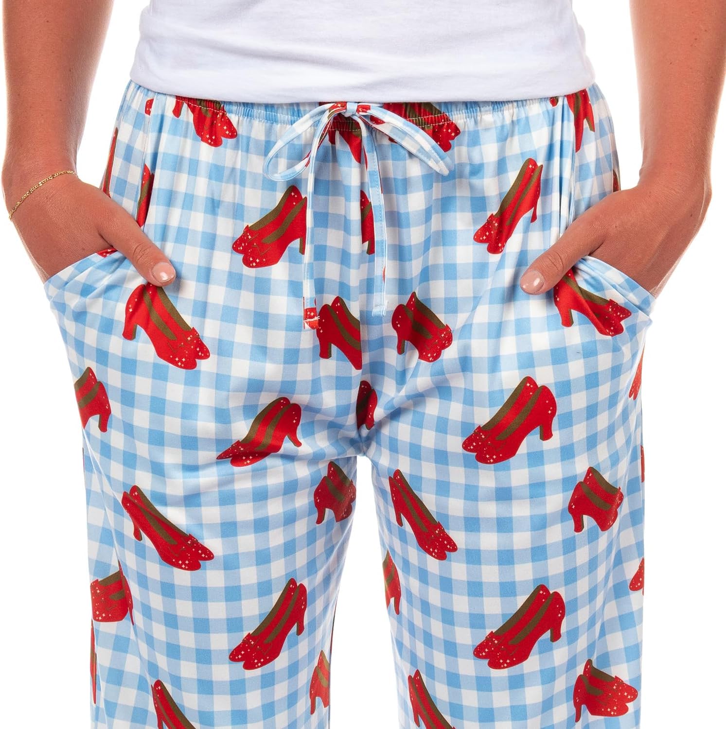 INTIMO The Wizard Of Oz Pajama Pants Women's Ruby Slippers AOP Sleep Lounge Bottoms - Image 3