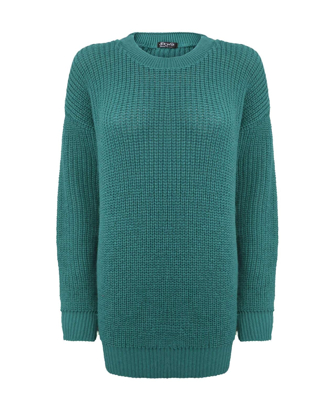 Top Vendor Women's Patrol Long Sleeve Knitted Baggy Jumper Oversized Sweater Chunky Top S-3Xl[,2Xl]