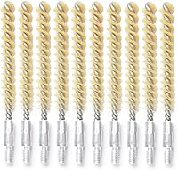 Vista 13 de Cepillo de limpieza de pistola de cerdas de nailon para pistola de rifle 8-32 5-16 hilo (calibre .177-blanco)