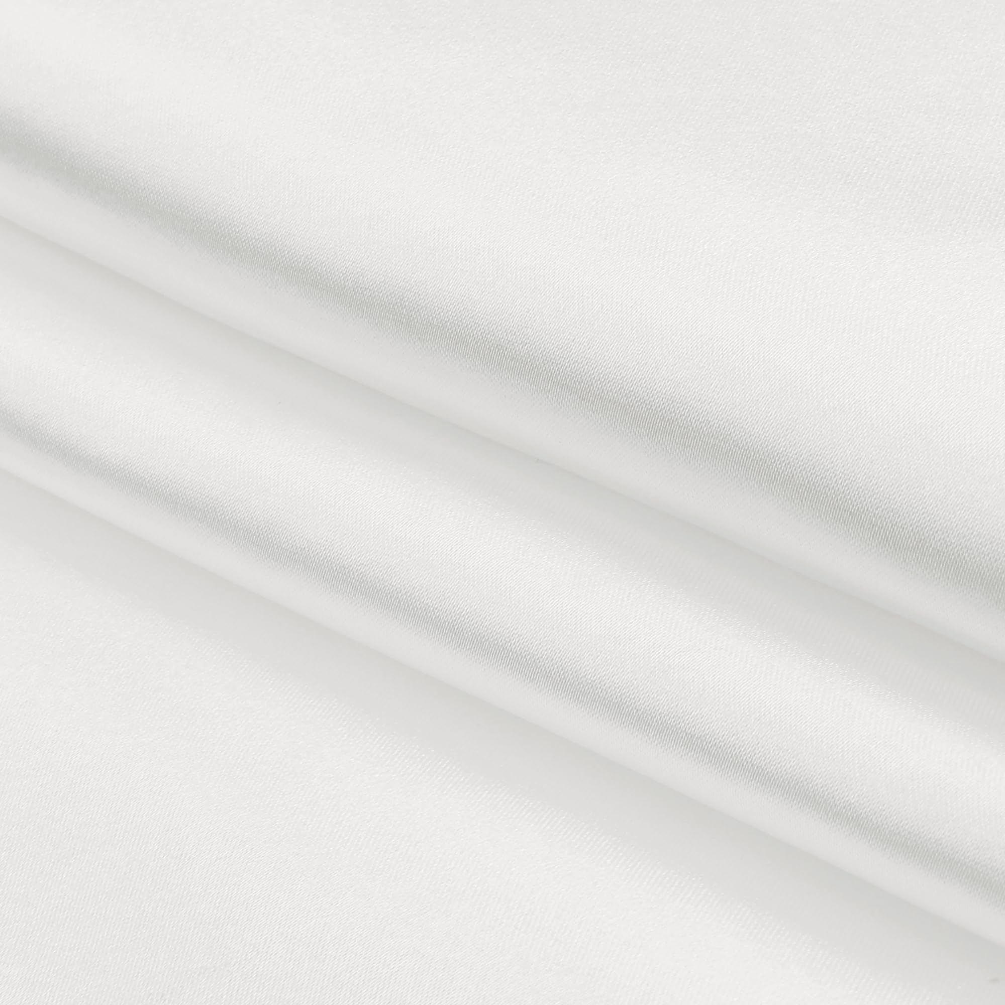 uxcell Satin Pillowcase for Hair and Skin Soft and Smooth Set of 2 with Envelope Closure, Gifts for Friends White Queen (51x76cm) - Image 4