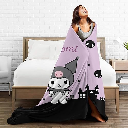 Miniatura 8 de Bonita manta súper suave para todas las estaciones, manta de franela de forro polar para niños y adultos, sofá, ropa de cama, decoración de sala de