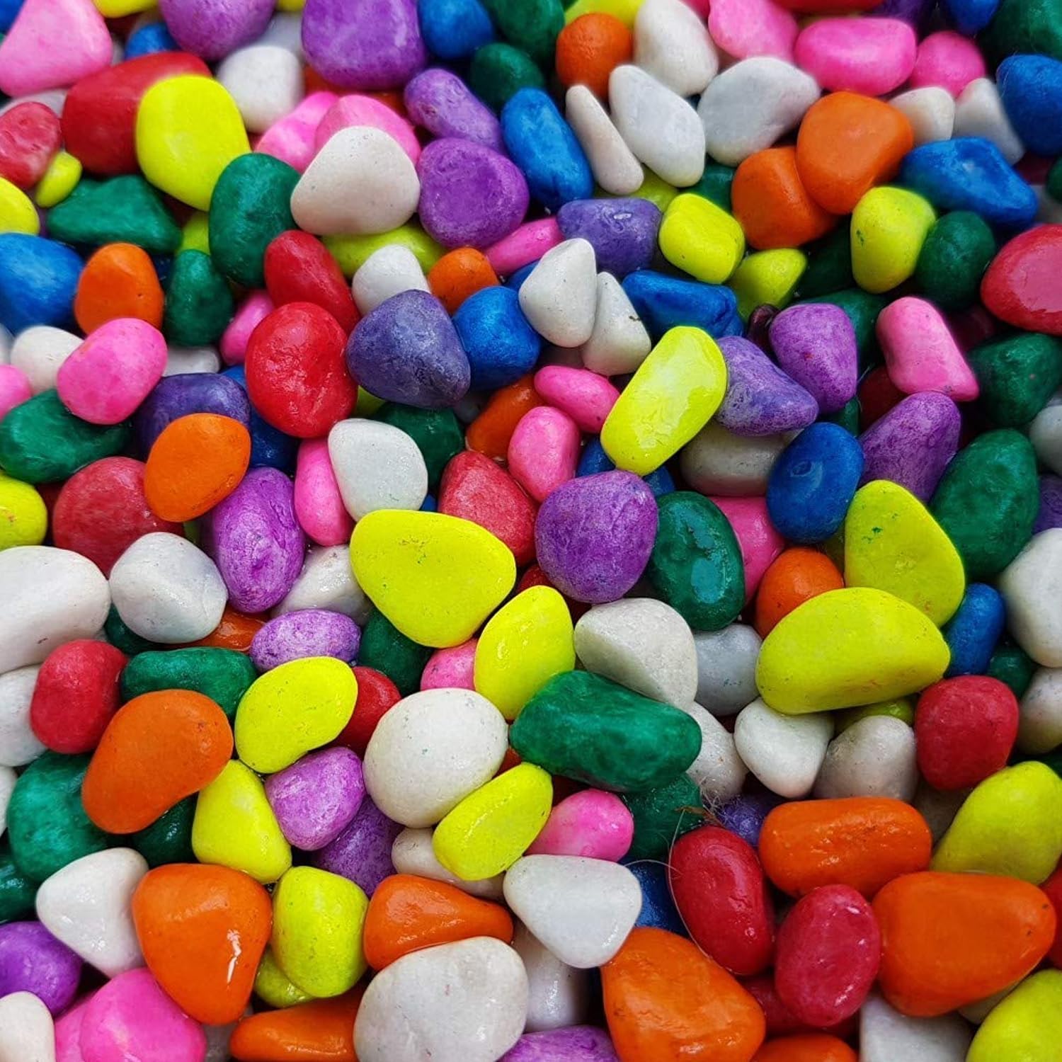 Garden Nest Multicolor Decorative Pebbles/Stones for Plants, Pots, Vase Fillers, Aquarium, Fish Tank, Garden Decor – Smooth, Polished Gravel (Natural Look) (MultiColor, 2-KG)-picture-30