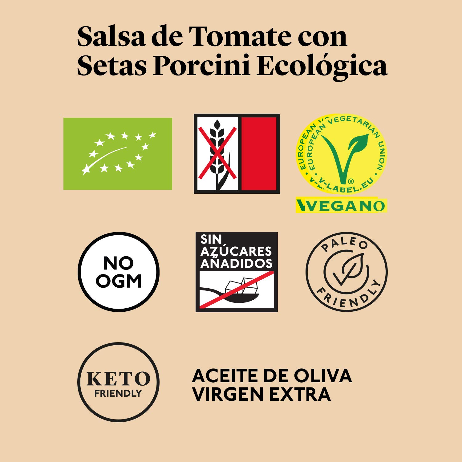 Delicious & Sons Pack de Salsas Italianas - Ecológicas - Sin Transgénicos - Sin Gluten (Pack de 4)