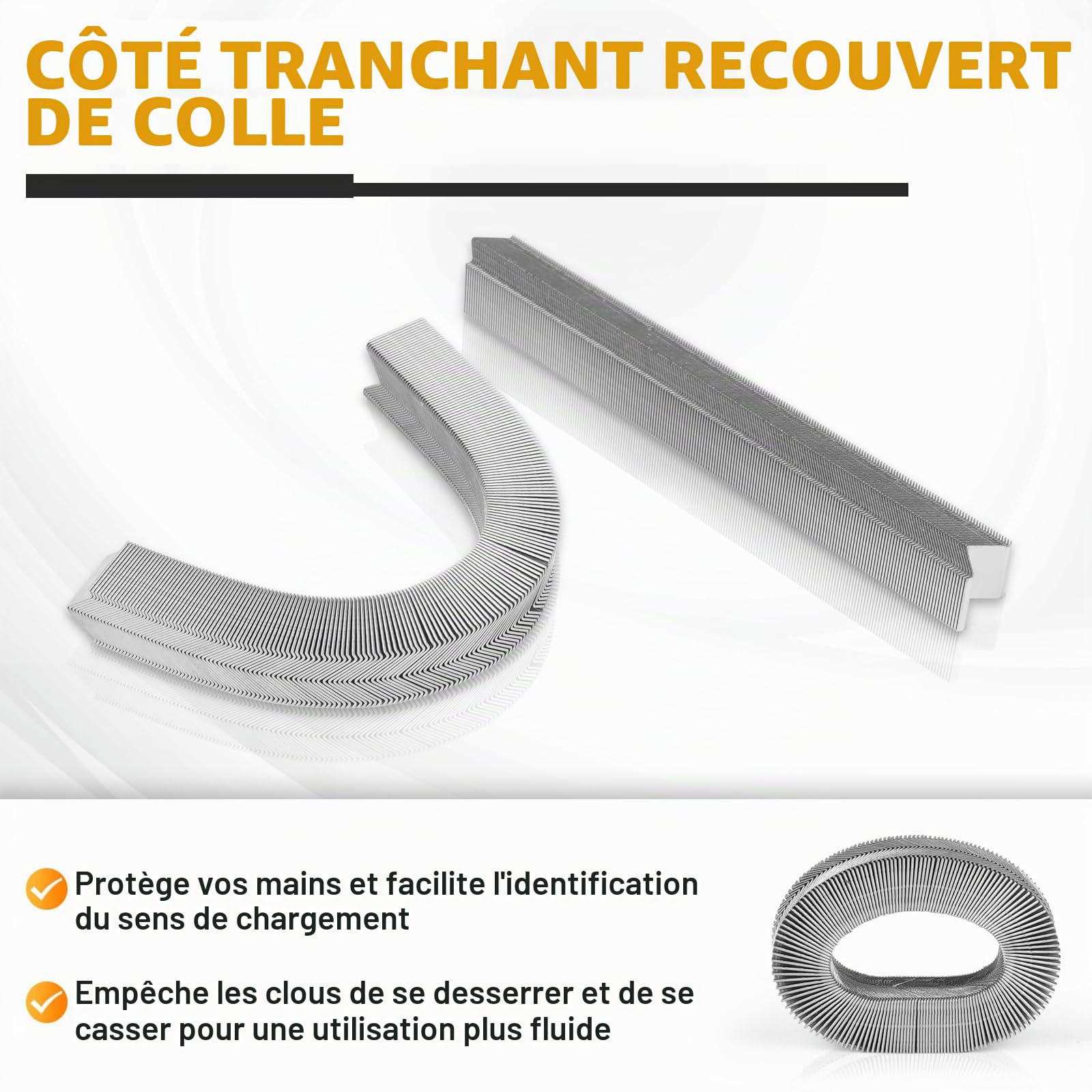 KIMSING 30GA 12mm pointes à V pour bois dur 4000 pces pour cadres | Anticorrosion, collage anti-desserrage, surface lisse pour moins d'accrochages, pour V1015 et assemblages de cadres