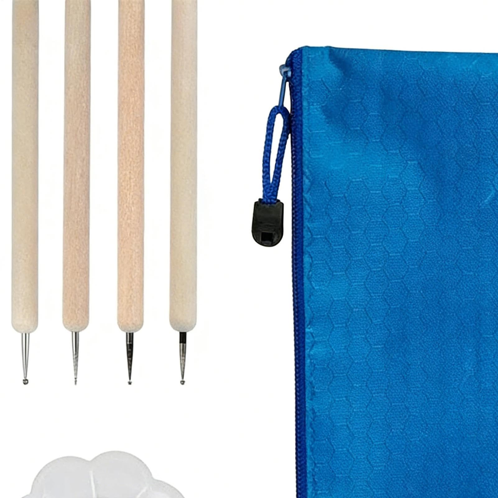 Strumento a petali di fiori per pittura a punti, 20 pezzi di forniture per goffratura, 1 set, kit di penne per puntini, strumenti per pittura a puntini, artigianali precisi, per biglietti