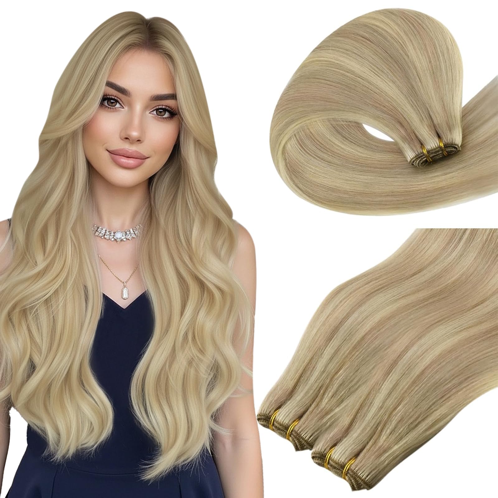 Easyouth Extension Echthaar Weiche Textur Extensions Remy Haar
