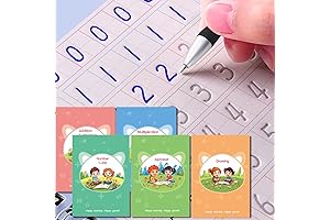 Reusable Handwriting Workbook for Kids - Magic Copybook Set