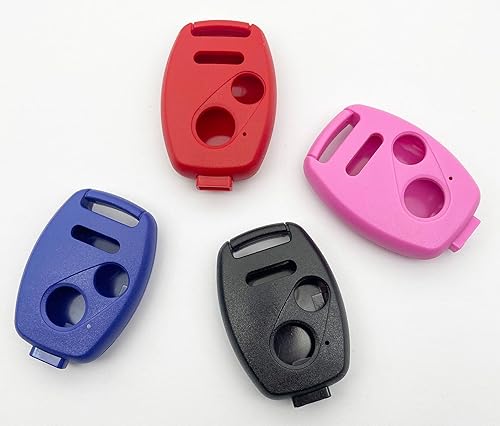 Miniatura 10 de Funda de repuesto para llavero Honda Accord Civic EX CR-V Fit Odyssey Pilot Ridgeline CR-Z - Carcasa para llave de entrada sin llave (rojo)